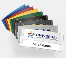 Colored polar® name badges
